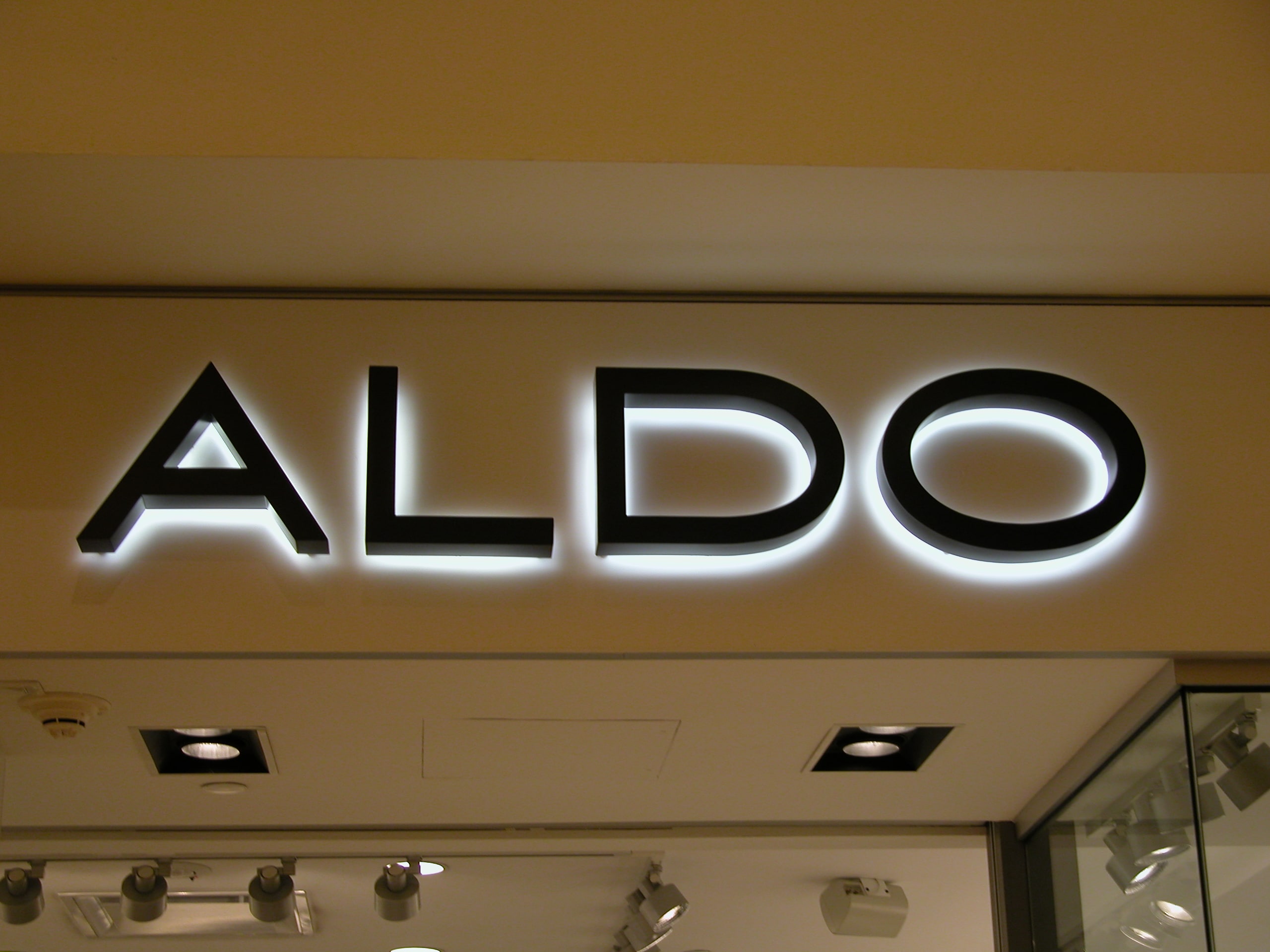 Individual Letters - Hero blue awning on high street shop